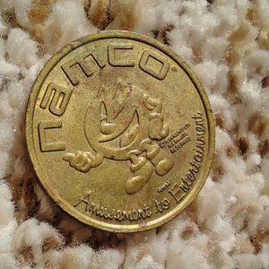 PAC-MAN Arcade Token NAMCO -Vintage